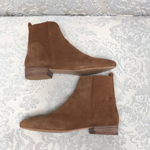 Lucky Brand Tan Leather/Faux Suede Ankle Boots - Women’s 9 - Picture 10 of 11